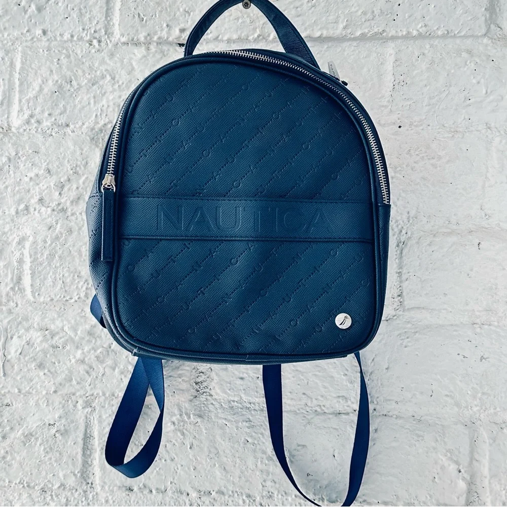 nautica backpack navy new